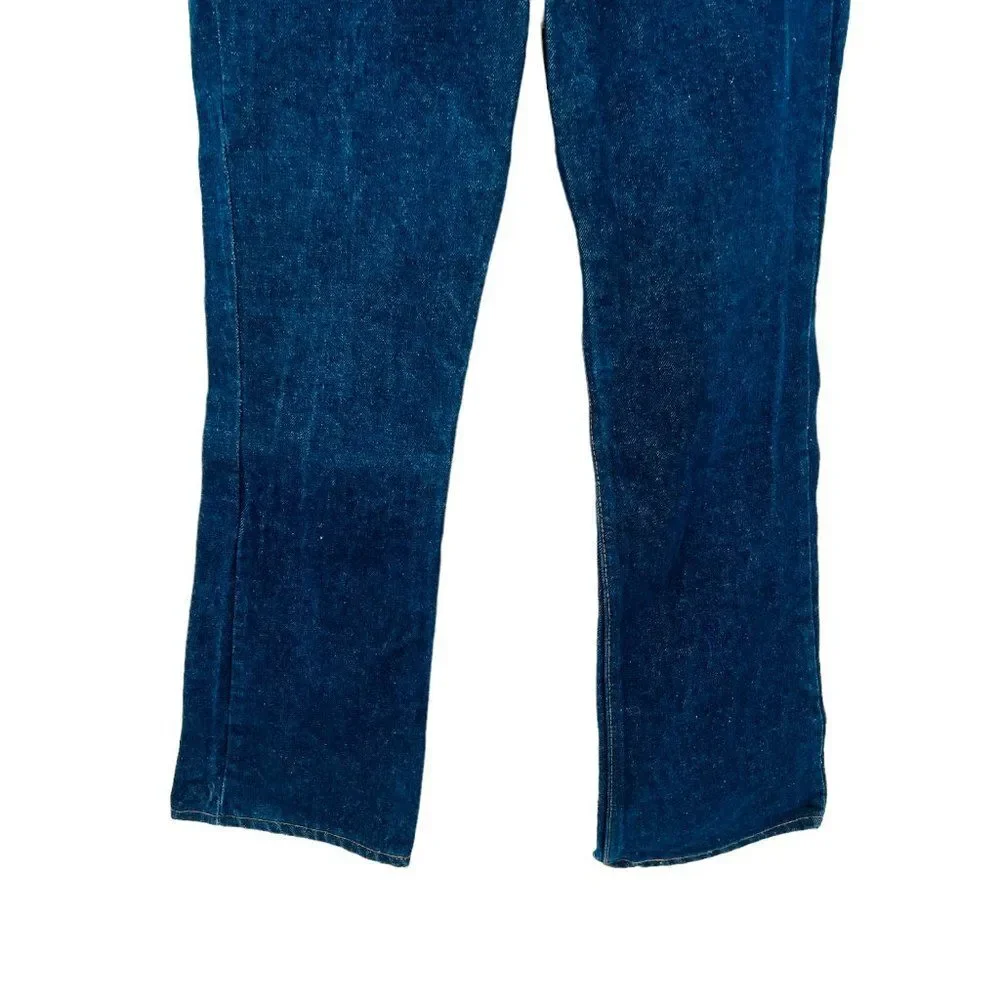 Vintage Levi's 20517-0217 Orange Tag Dark Blue Wash Saddleman Jeans 33 x 30